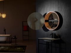 Specchio bagno rotondo da parete&nbsp;LUNE D2W - W. SCHNEIDER+CO
