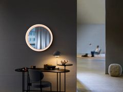Specchio bagno rotondo da parete&nbsp;LUNE SP D2W - W. SCHNEIDER+CO