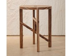 TAVOLINO / SGABELLO IN LEGNO&nbsp;OBLIQUO - SECOND-STUDIO DI IGNAZIO IACONO