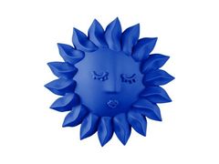 OGGETTO DECORATIVO DA PARETE IN TERRACOTTA&nbsp;TERRACOTTA WALL DECORATION SOLE BLUE - SELETTI