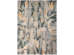 Tappeto rettangolare fatto a mano in lana e fibra di bamb�&nbsp;ANDARIA - SERGE LESAGE