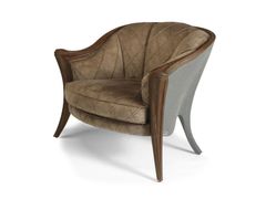 Poltrona in suede con braccioli&nbsp;OPUS JEANS E CORTEN - BLU DIPINTO DI BLU