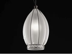 Lampada a sospensione in vetro di Murano&nbsp;TULIPANO MS 237 - SIRU