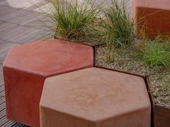 Pouf modulare in canapa calce&nbsp;CH&CH - SMARIN