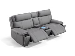 Divano in pelle home theater a 2 posti con movimento elettrico&nbsp;ARDEA KINO - ONLINE M�BELHAUS 24
