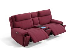 Divano in tessuto home theater con movimento elettrico a 2 posti&nbsp;ARDEA KINO - ONLINE M�BELHAUS 24