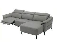 Divano in pelle con penisola&nbsp;AROSA - ONLINE M�BELHAUS 24