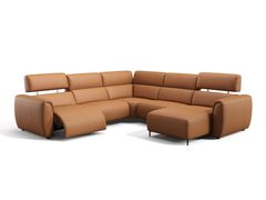 Divano angolare in pelle&nbsp;LIORA - ONLINE M�BELHAUS 24