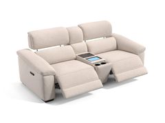 Divano reclinabile in tessuto home theater a 2 posti&nbsp;SOLARA - ONLINE M�BELHAUS 24