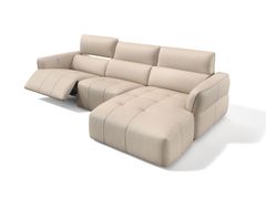 Divano in pelle con penisola&nbsp;VERANO - ONLINE M�BELHAUS 24