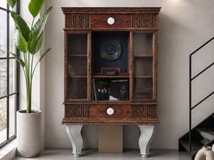 Mobile bar hi-fi con giradischi&nbsp;LAWYER - FONDERIA