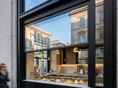 Vetrata motorizzata in alluminio a scorrimento verticale&nbsp;PANORAMGLASS - STAMEAT