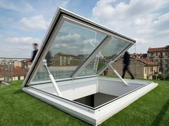 Lucernario apribile in alluminio a taglio termico motorizzato&nbsp;SKYLIGHT WINDOW - STAMEAT