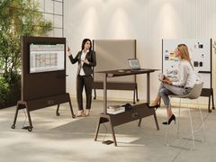 Tavolo alto&nbsp;CROSSOVER� - LIVELY WORKING - STEELBOX BY METALWAY