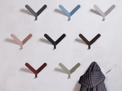 Appendiabiti da parete in acciaio&nbsp;HAWK - STEELBOX BY METALWAY