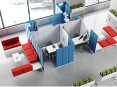 Pods acustici / divisori&nbsp;ZEN PRIVACY MODALITA' SUITE - STEELBOX BY METALWAY