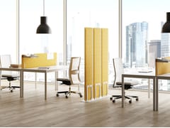 Pod / divisori acustici&nbsp;ZEN PRIVACY VERTICALE FREESTANDING - STEELBOX BY METALWAY