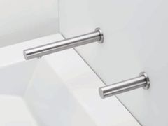 Dispenser sapone / rubinetto per bagni pubblici in acciaio inox&nbsp;DUO - STERN ENGINEERING