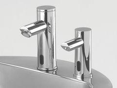 Rubinetto per bagni pubblici / Dispenser sapone in acciaio inox&nbsp;SMART DUO - STERN ENGINEERING