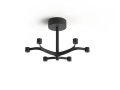 Lampada da soffitto in alluminio&nbsp;FRONDA 6 BRACHES - STILNOVO