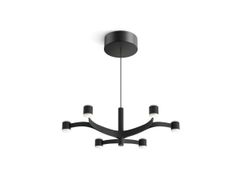 Lampada a sospensione in alluminio&nbsp;FRONDA 6 BRANCHES - STILNOVO