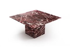 Tavolo quadrato in marmo Rosso Levanto&nbsp;CARRERA - STONE VALLEY