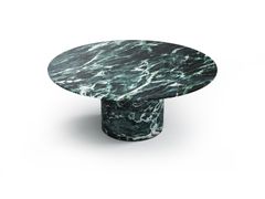 Tavolo rotondo in marmo Verde Alpi&nbsp;OCEL - STONE VALLEY