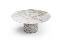 Tavolo rotondo in marmo Calacatta Oro&nbsp;OCEL - STONE VALLEY