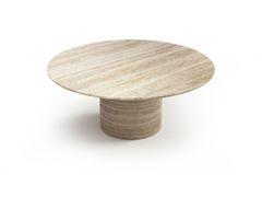 Tavolo rotondo in travertino classico&nbsp;OCEL - STONE VALLEY