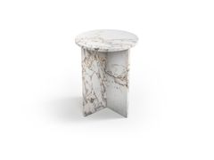 Tavolino di servizio rotondo in marmo Calacatta Oro&nbsp;OCEL - STONE VALLEY