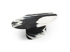 Tavolino ovale in marmo Panda&nbsp;VALLEYRA - STONE VALLEY