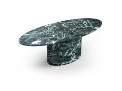 Tavolo ovale in marmo Verde Alpi&nbsp;VALLEYRA - STONE VALLEY