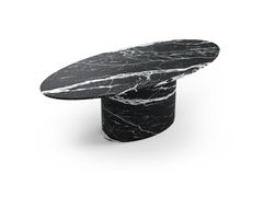 Tavolo ovale in marmo Nero Marquina&nbsp;VALLEYRA - STONE VALLEY