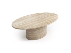 Tavolino ovale in travertino classico&nbsp;VALLEYRA - STONE VALLEY