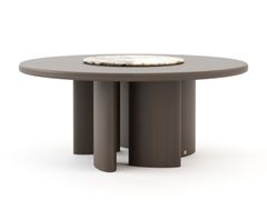 Tavolo rotondo in legno con Lazy Susan&nbsp;DOLOMITES - MADE TO LAST LDA