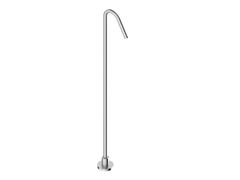 Bocca di erogazione da terra in acciaio inox per lavabo&nbsp;0251330X - SUPER INOX