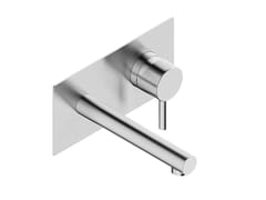 Miscelatore per lavabo a muro monocomando in acciaio inox&nbsp;DMB 0036131X - SUPER INOX