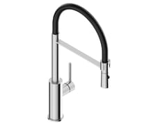 Miscelatore da cucina da piano in acciaio inox&nbsp;DYLAN 0010107X - SUPER INOX