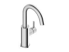 Miscelatore per lavabo da piano in acciaio inox&nbsp;DYLAN 0331119X - SUPER INOX