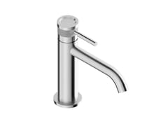Miscelatore per lavabo da piano monocomando in acciaio inox&nbsp;MINI R�TRO 0381119X - SUPER INOX