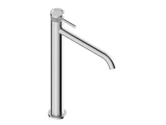 Miscelatore per lavabo alto da piano in acciaio inox&nbsp;MINI R�TRO 0381120X - SUPER INOX