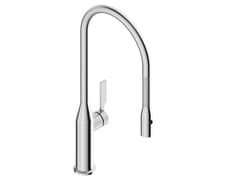 Miscelatore da cucina da piano in acciaio inox&nbsp;PAPILLON 0350234X - SUPER INOX