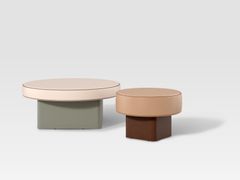 Pouf rotondo in similpelle&nbsp;VERISSIMO - SYSTEMTRONIC