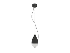 Lampada a sospensione a LED in ceramica e vetro T-COTTA | Lampada a sospensione - HIND RABII