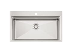 Lavello a una vasca in acciaio inox&nbsp;HARMONY WORKSTATION - FRATELLI TASCA