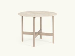 Tavolino da giardino rotondo in ceramica&nbsp;ARIA CANE - TEPORIA