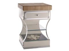 Tagliere in legno massello su struttura in acciao&nbsp;TGL006 | Modulo cucina freestanding - OFFICINE GULLO