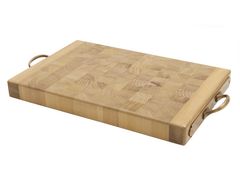 Tagliere rettangolare in legno massello con manico&nbsp;TGL009 | Tagliere - OFFICINE GULLO