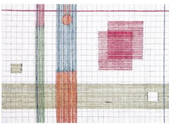 Tappeto fatto a mano in lana a motivi geometrici TINTAS - KARPETA