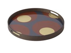 Vassoio rotondo in vetro&nbsp;TURKISH DOTS - NOTRE MONDE